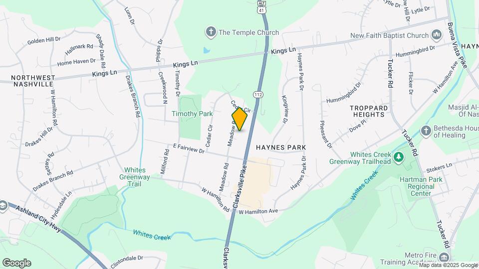 4010 Meadow Rd Map and Location Details