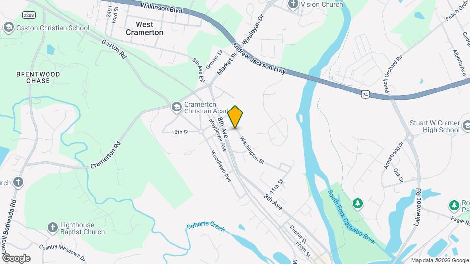 615 Washington St Map and Location Details