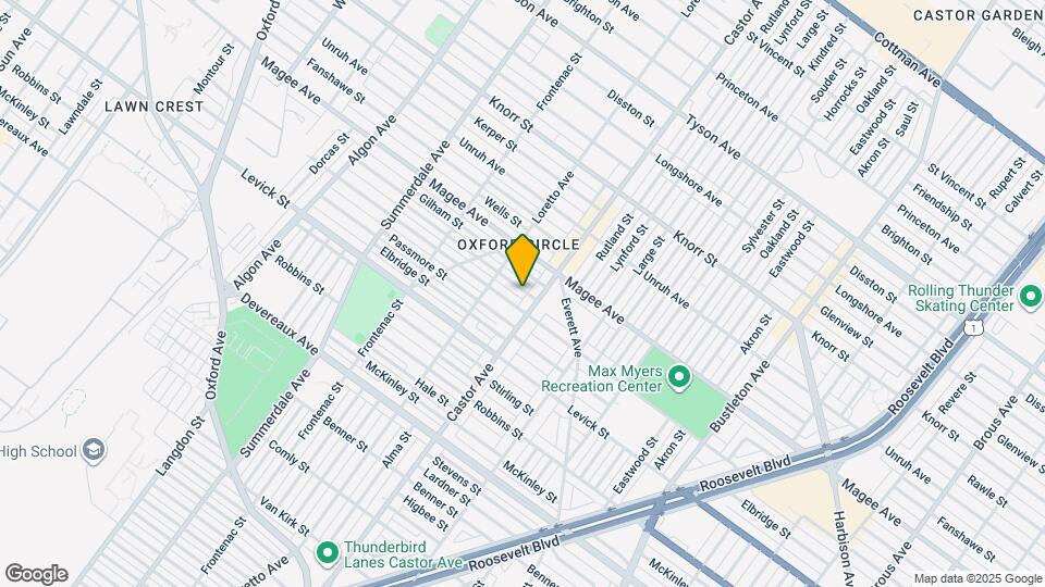 1430 Greeby St Map and Location Details