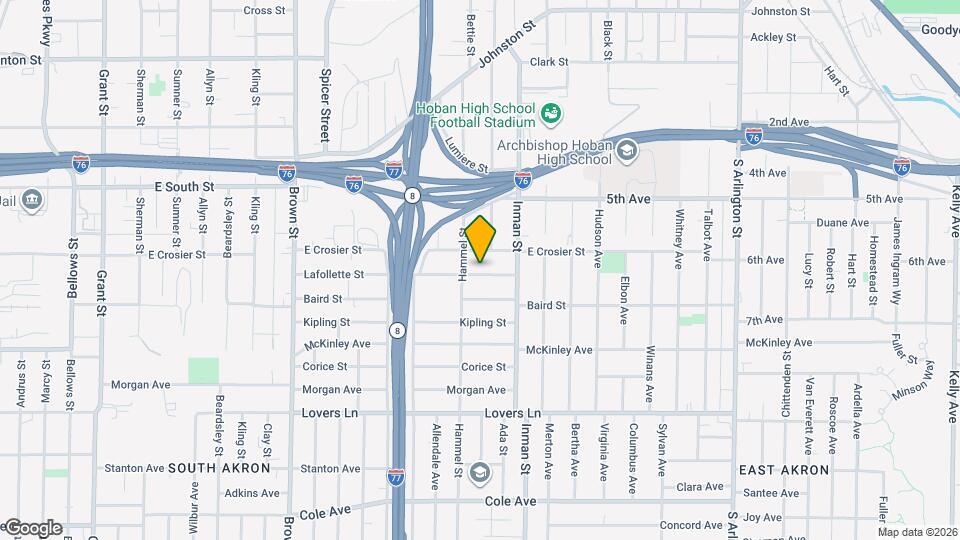 745 Lafollette St Map and Location Details