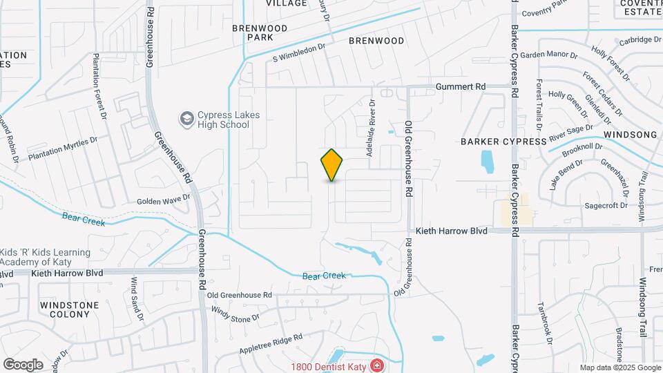 5427 Tobins Gully Dr Map and Location Details