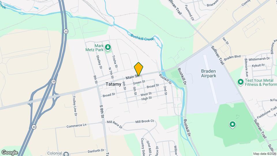 418 Main St, Unit 1st Fl Map and Location Details