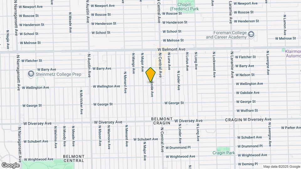 5634 W Wellington Ave Map and Location Details