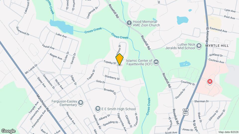 1926 Corrinna St Map and Location Details