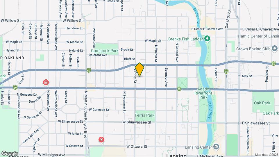 517 W Madison St Map and Location Details