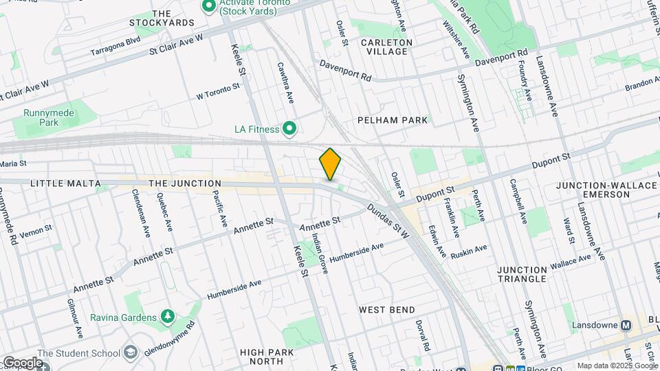 2768 Dundas St W Map and Location Details