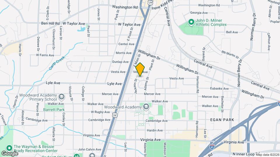 1645 Woodward Way Map and Location Details