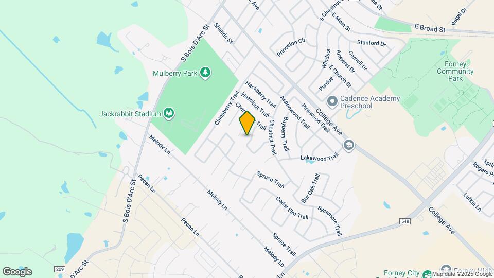 112 Greenfield Trail Map and Location Details