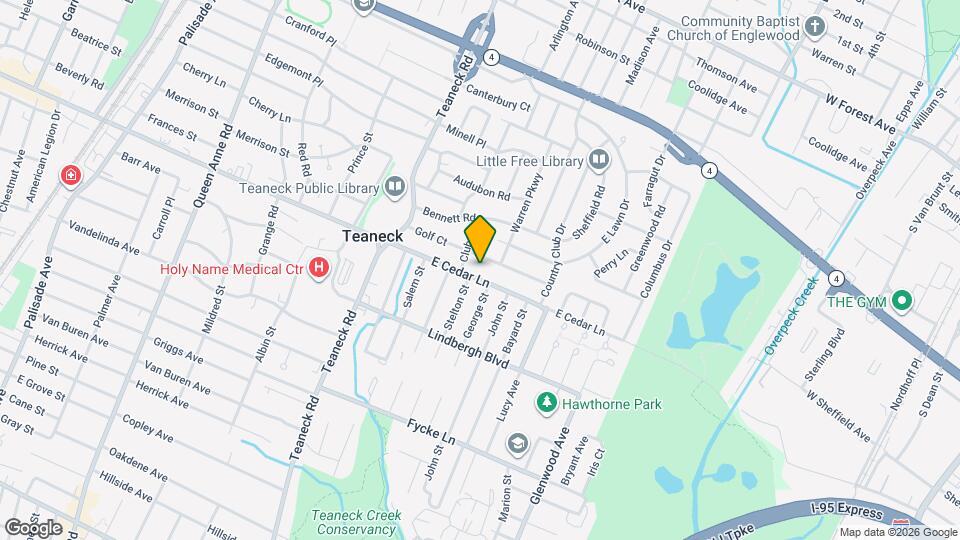 103 E Cedar Ln Map and Location Details