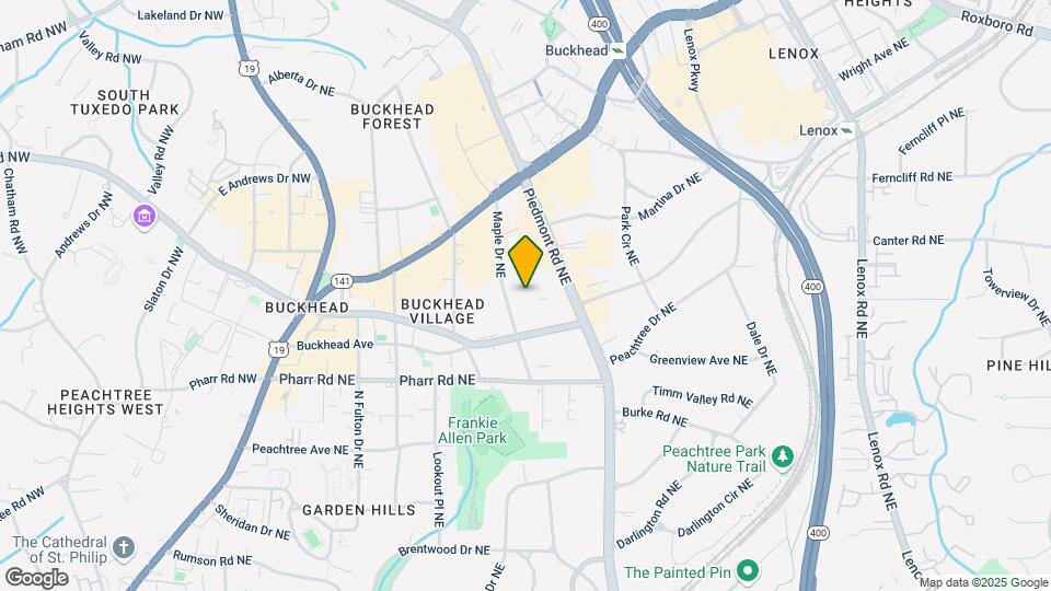 Camden Buckhead Square Map and Location Details