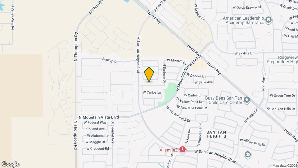 3792 W Santa Cruz Ave Map and Location Details