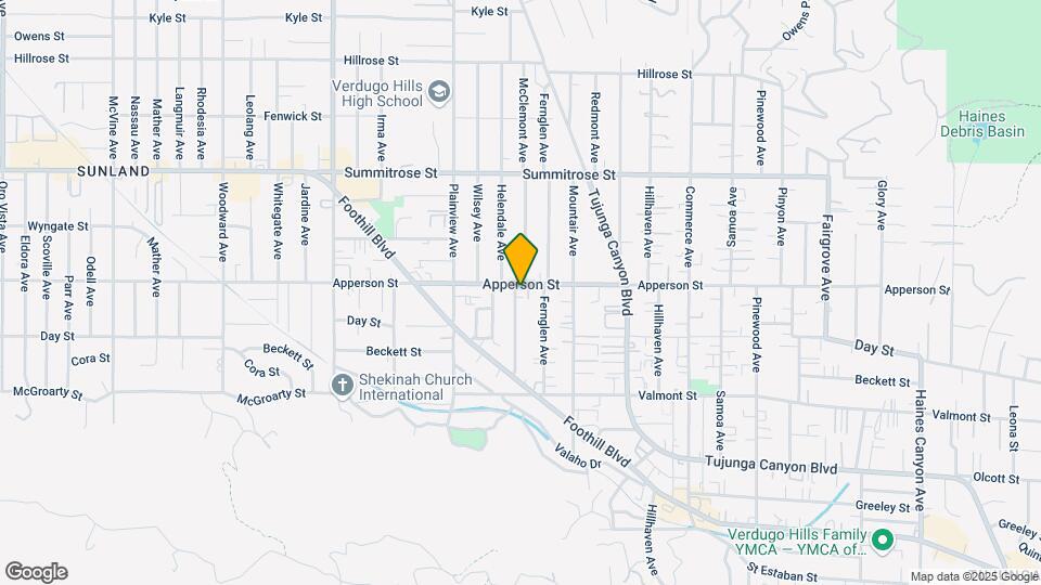 7460 Apperson St Map and Location Details