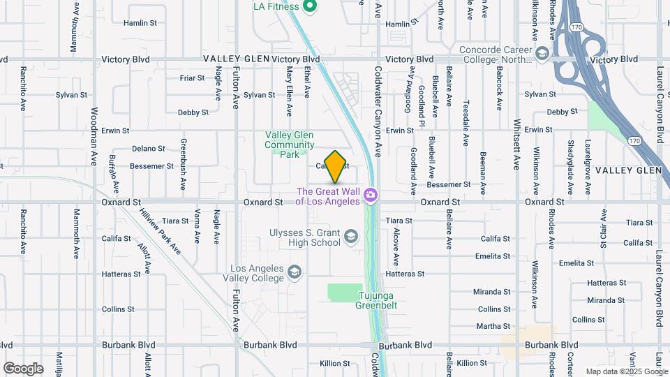 13016 Aetna St Map and Location Details
