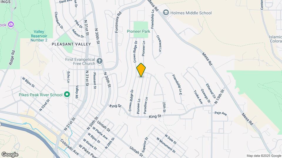 810 Pioneer Ln Map and Location Details