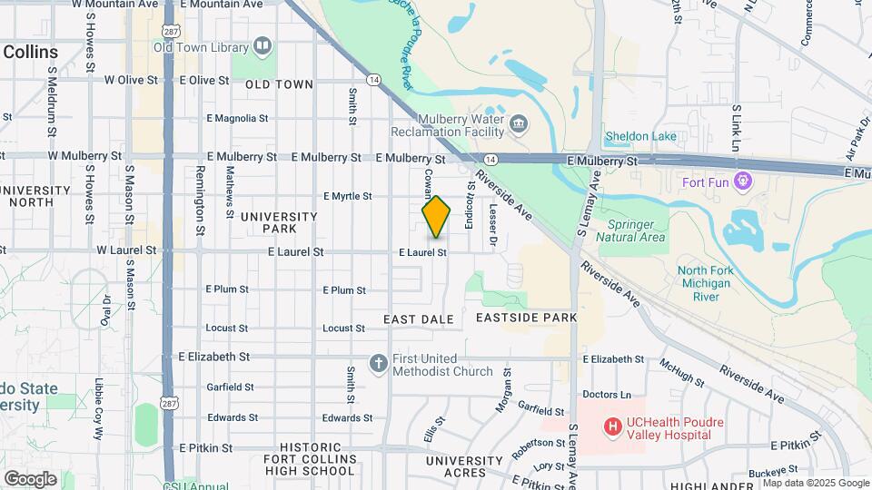 804 E Laurel St Map and Location Details