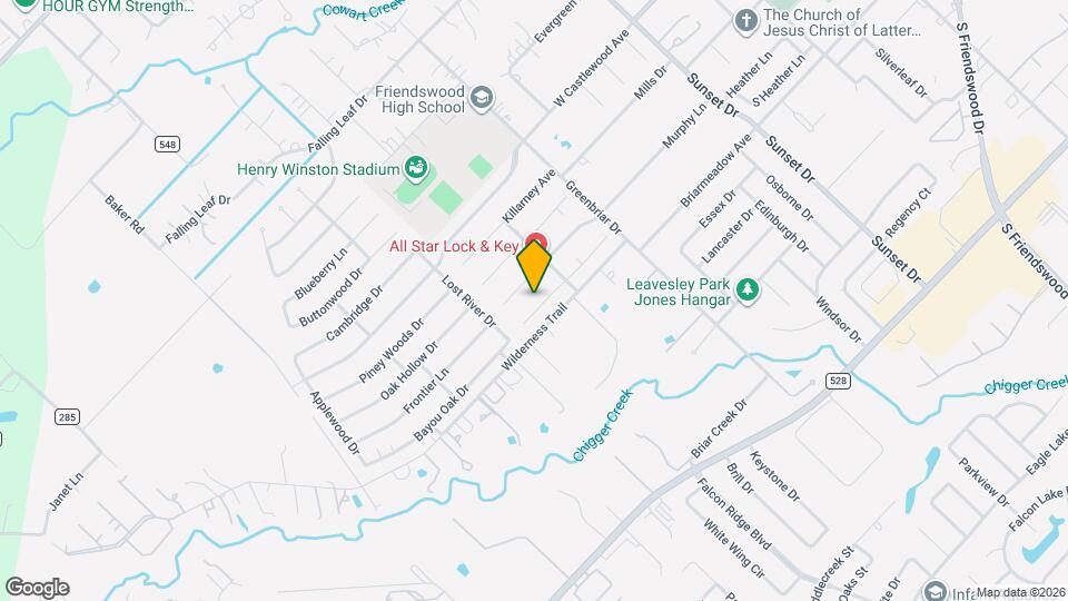 1109 Londonderry Ave Map and Location Details