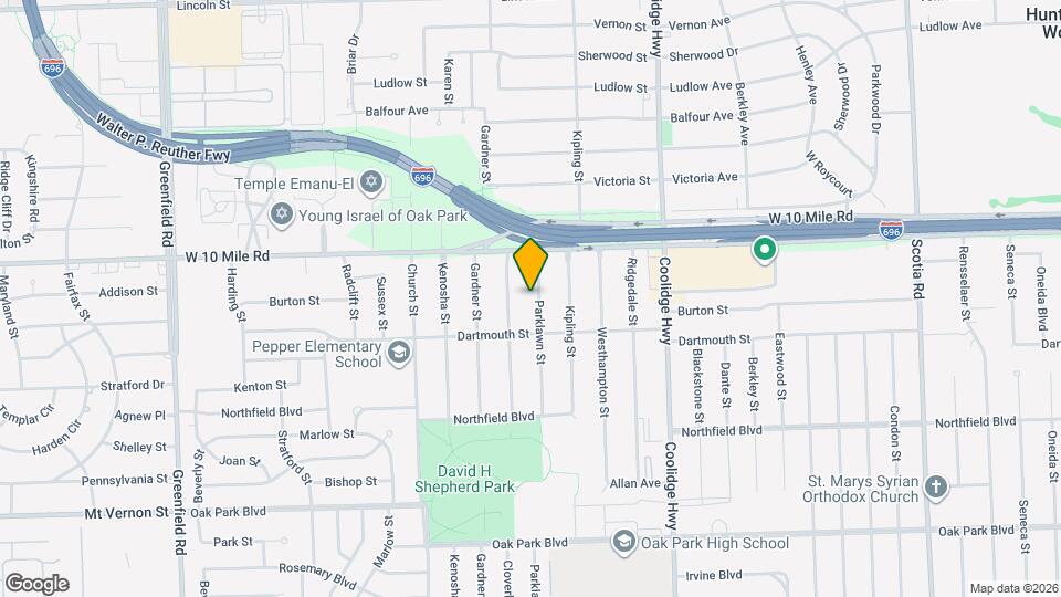 24671 Parklawn St Map and Location Details