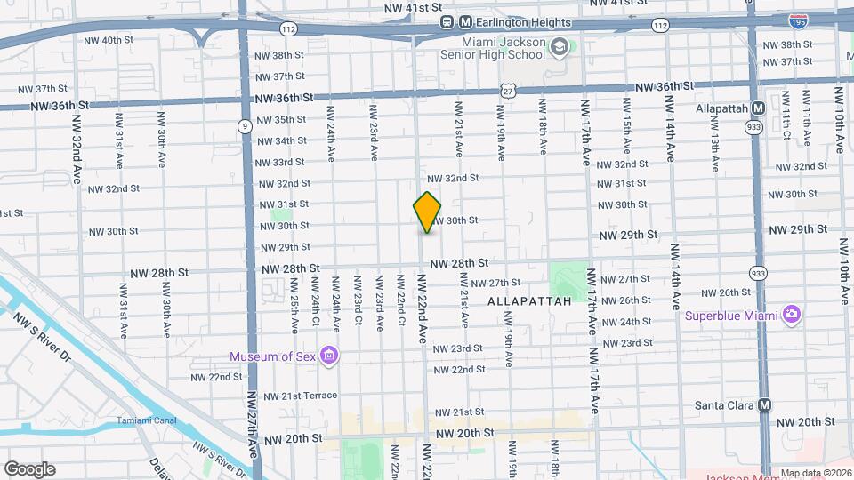 2865 NW 22nd Ave, Unit 1 Mapa y Detalles de la Ubicación