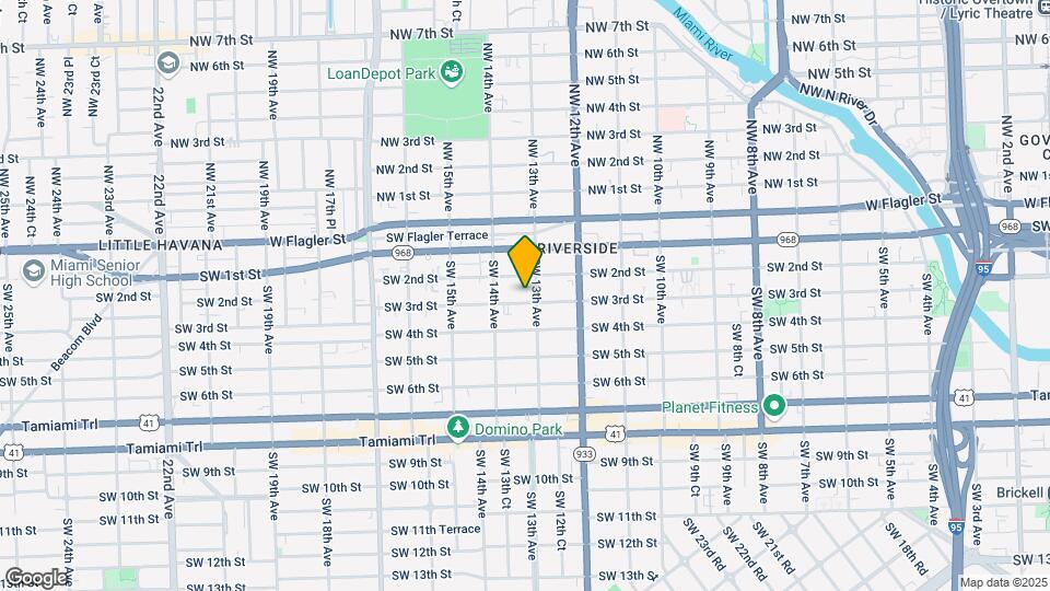 1319 SW 3rd St Map and Location Details