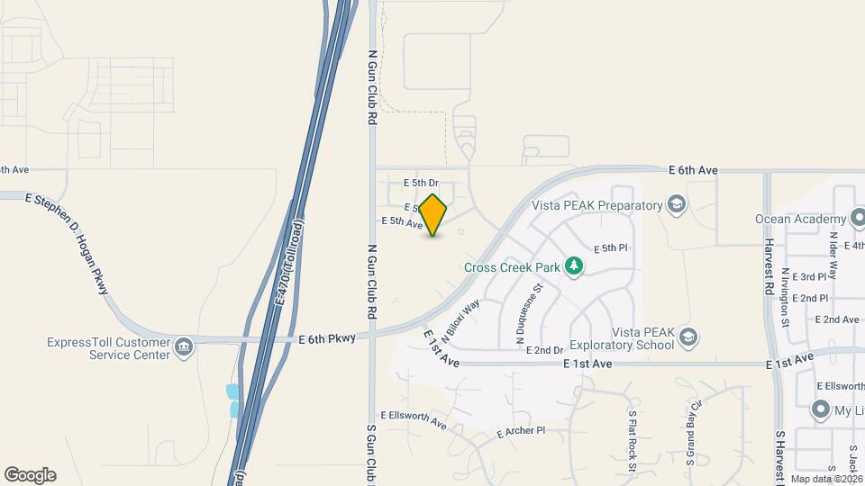 23653 E 3rd Pl, Unit #08 Map and Location Details