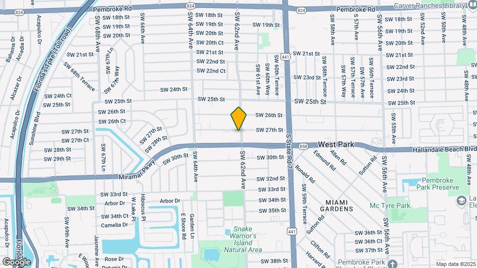 2700 SW 62nd Ave Map and Location Details