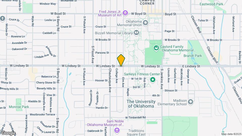906 Elm Ave Map and Location Details