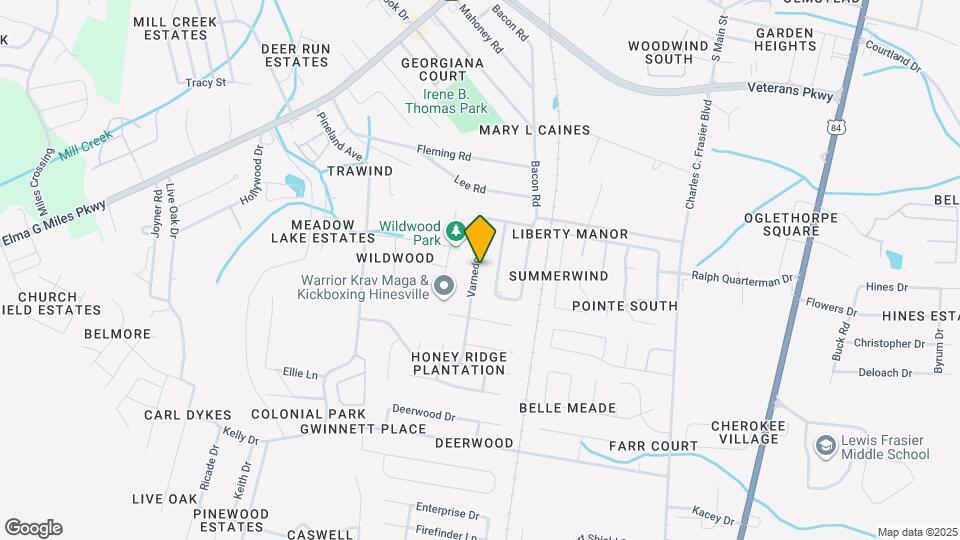 1017 Varnedoe St Map and Location Details