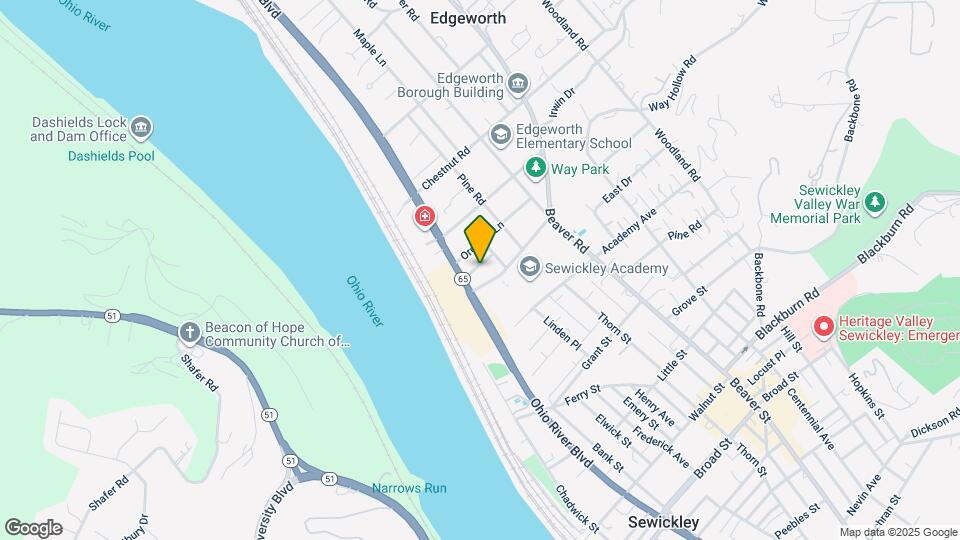 208 Orchard Pl Map and Location Details