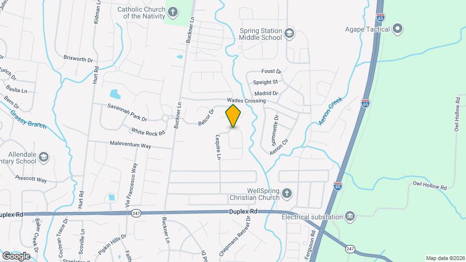 2046 Lequire Ln Map and Location Details