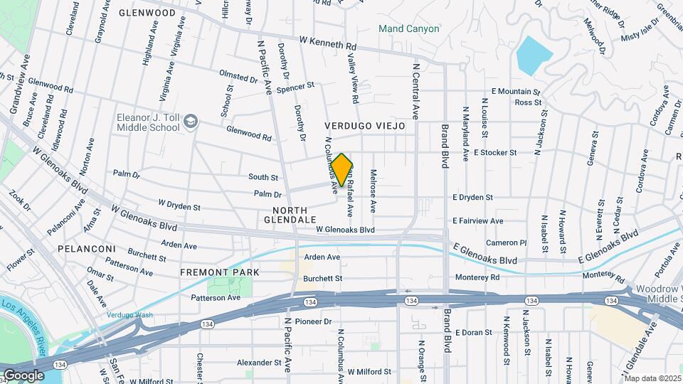 343 W Dryden St Map and Location Details