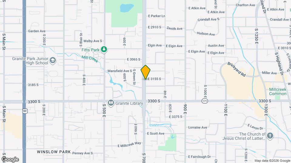 3167 S 700 E, Unit #4 Mapa y Detalles de la Ubicación