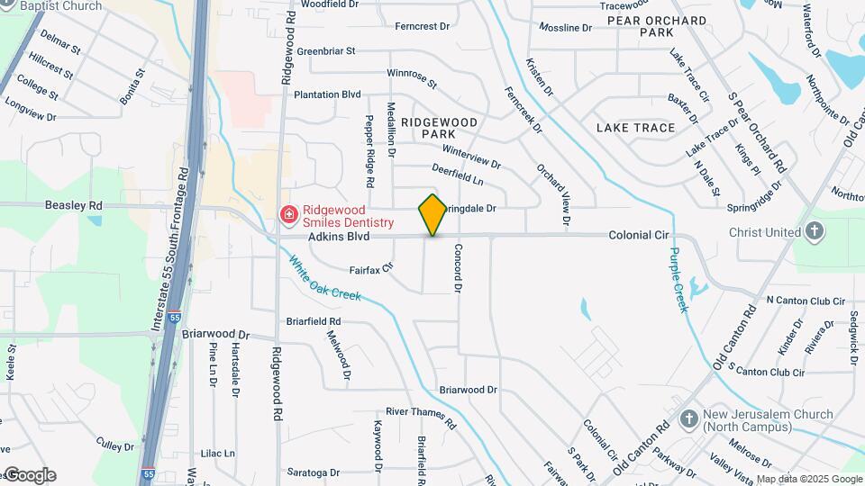 5650 Brentwood Dr Map and Location Details