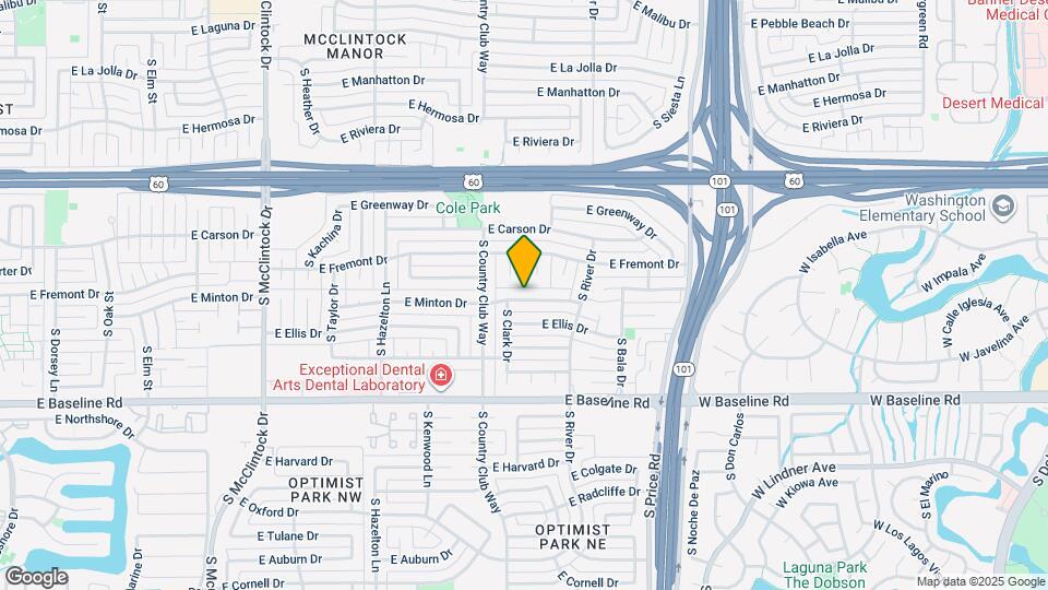 2040 E Minton Dr Map and Location Details