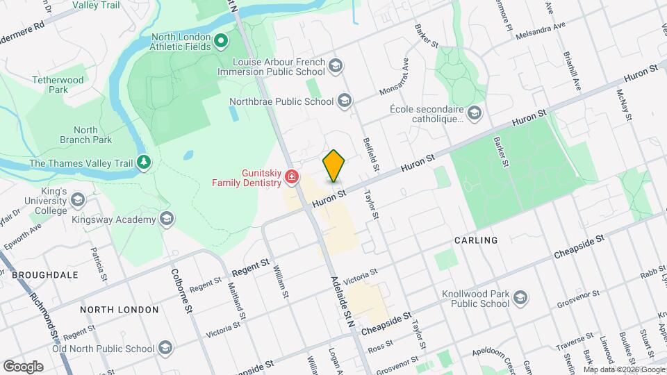 644-646 Huron St Map and Location Details