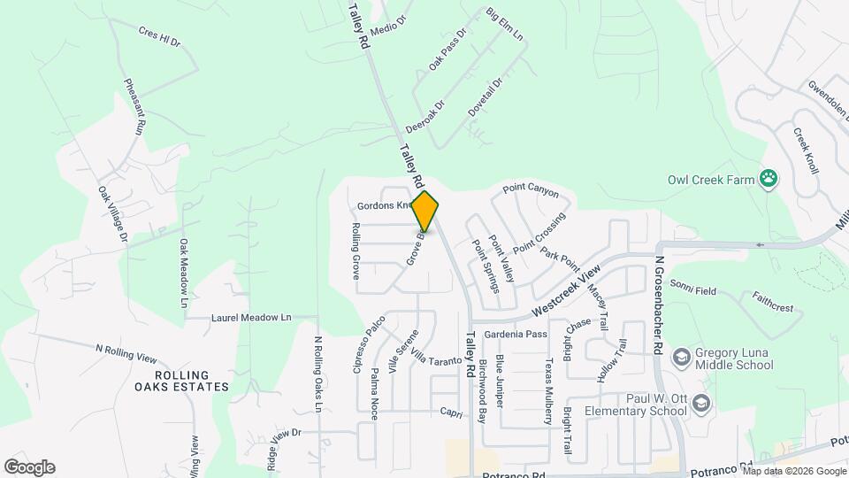 706 Grove Bend Map and Location Details