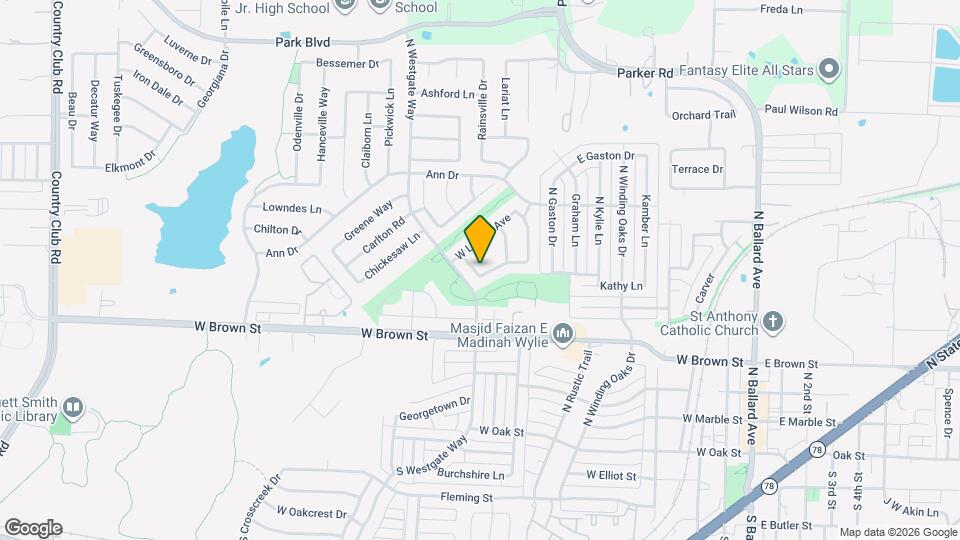 404 Oxford Dr Map and Location Details