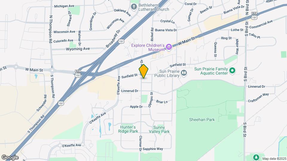 405 Clarmar Dr Mapa y Detalles de la Ubicación