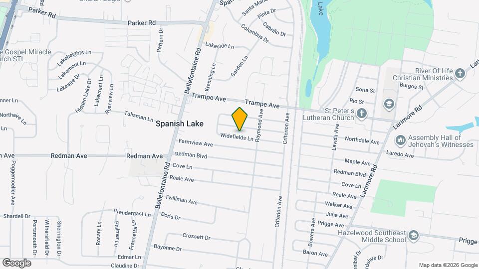 1439 Widefields Ln Map and Location Details