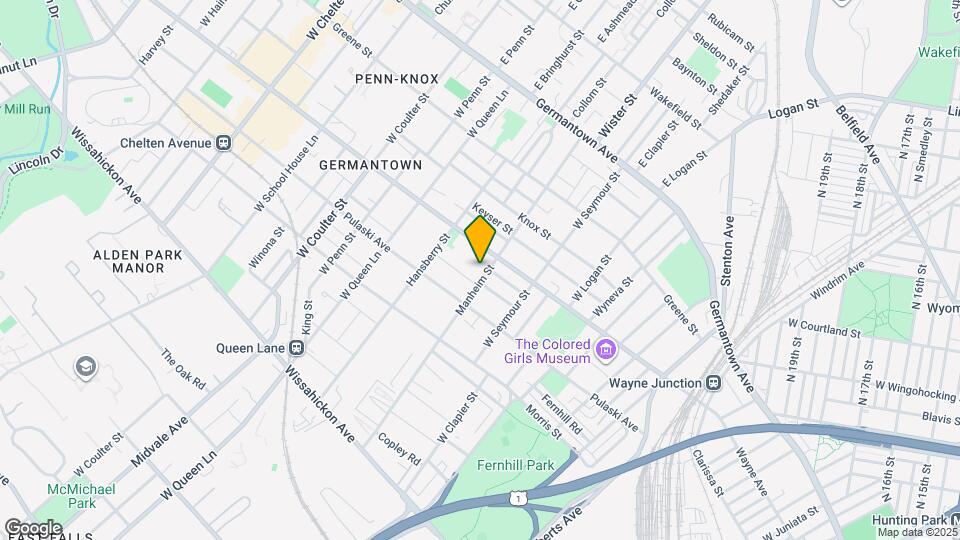 219 Manheim St Map and Location Details