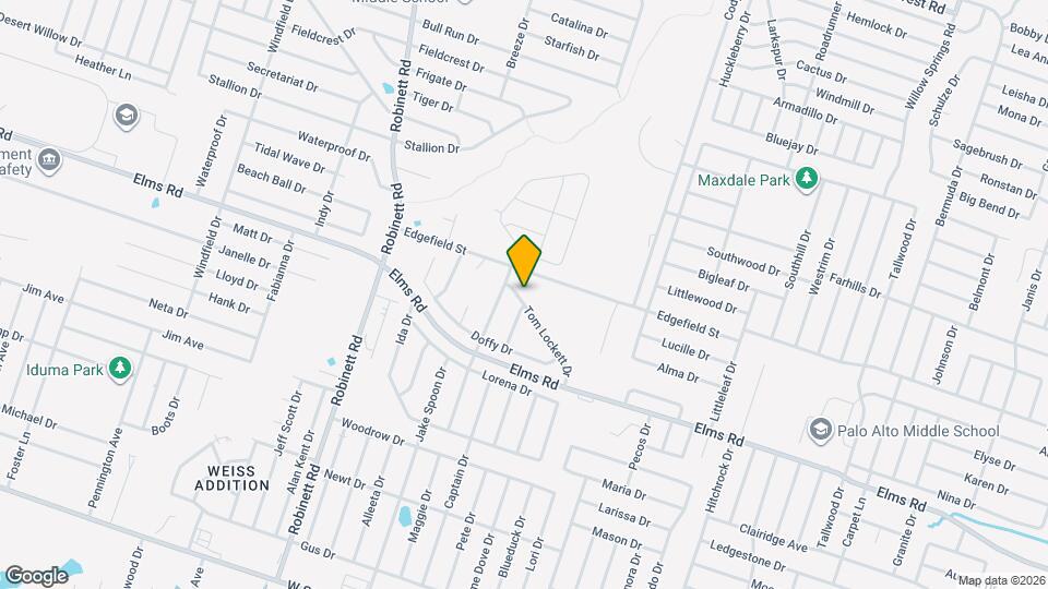 3211 Tom Lockett Dr Map and Location Details