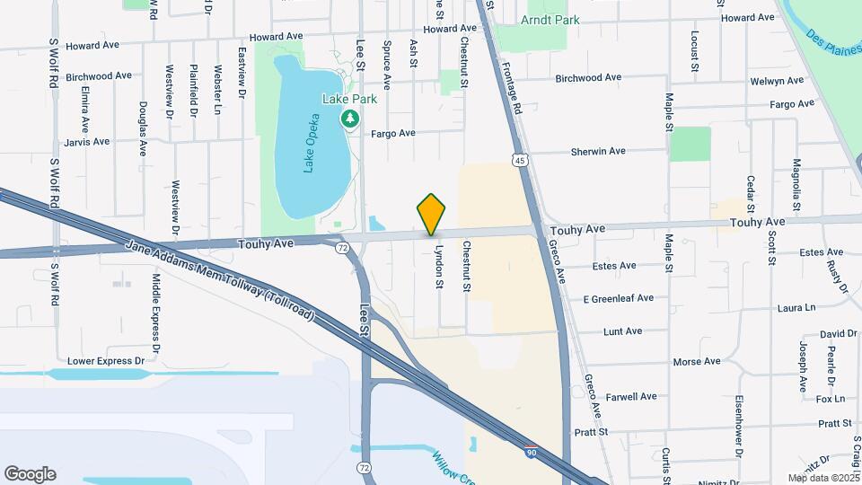 10544 E Touhy Ave Ave Map and Location Details