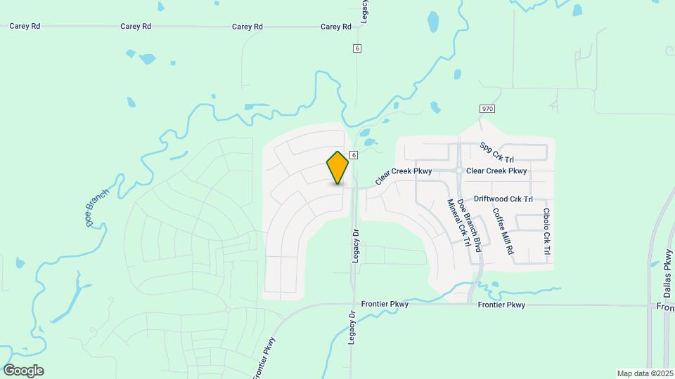 3409 Keechi Creek Dr Map and Location Details