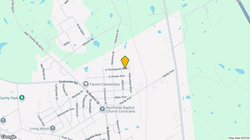 303 E Thompson St Map and Location Details