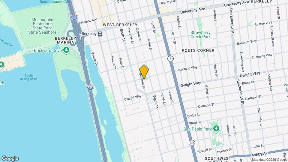 2405 Seventh St Map and Location Details