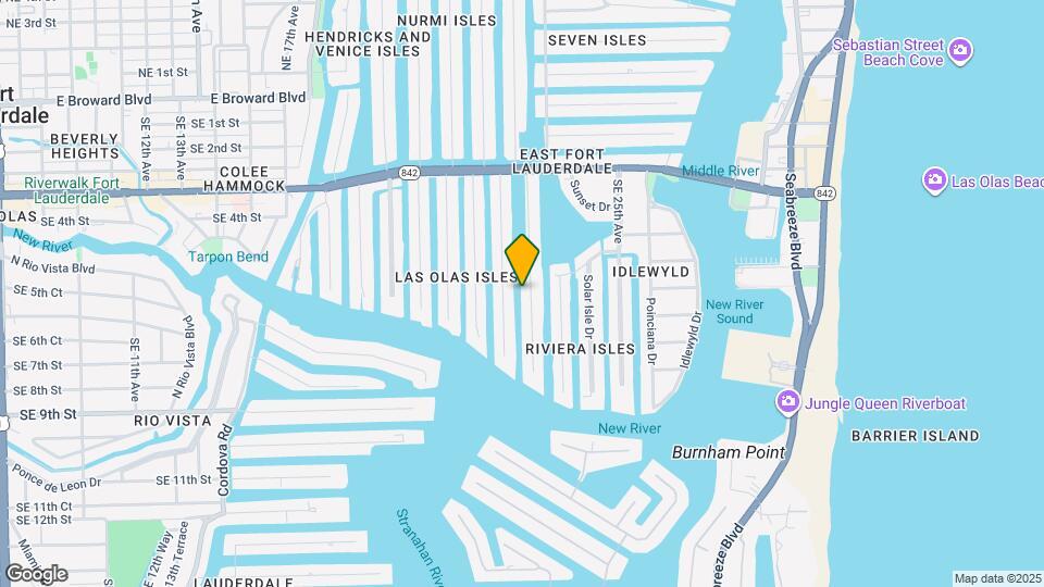 609 Isle of Palms Dr Mapa y Detalles de la Ubicación