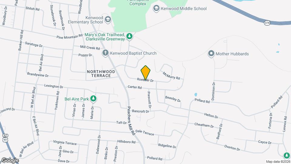 994 Roedeer Dr Map and Location Details