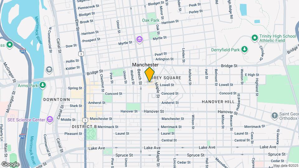 206 Lowell St, Unit Apt 2 Map and Location Details