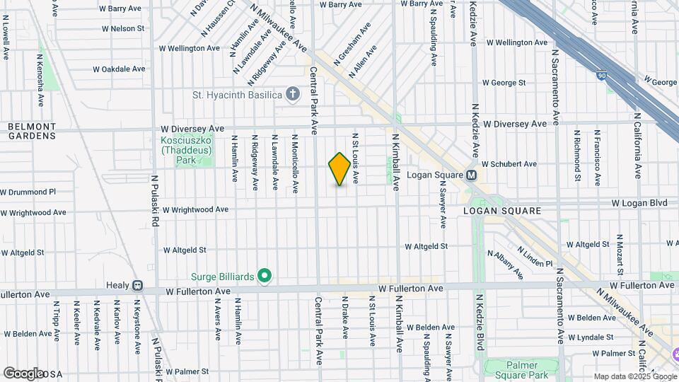 2621 N Drake Ave Mapa y Detalles de la Ubicación