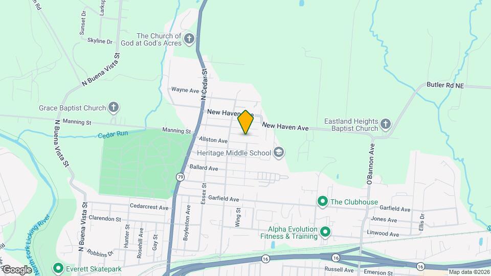 494 Allston Ave Map and Location Details