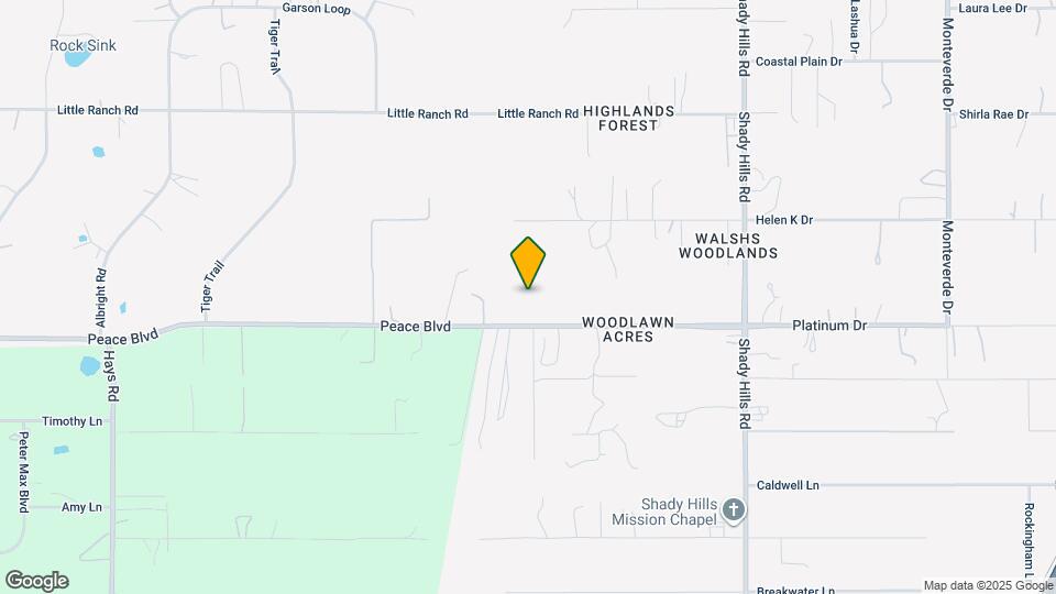 15443 Peace Blvd Map and Location Details